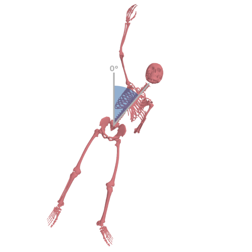 Trunk tilt at contact