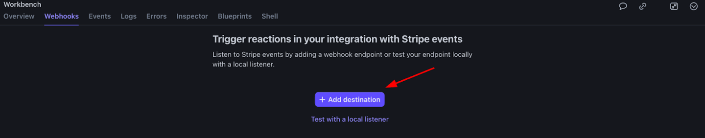 Add destination