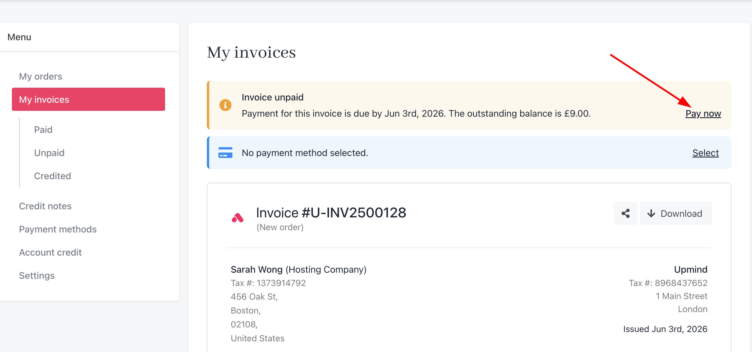 Pay now