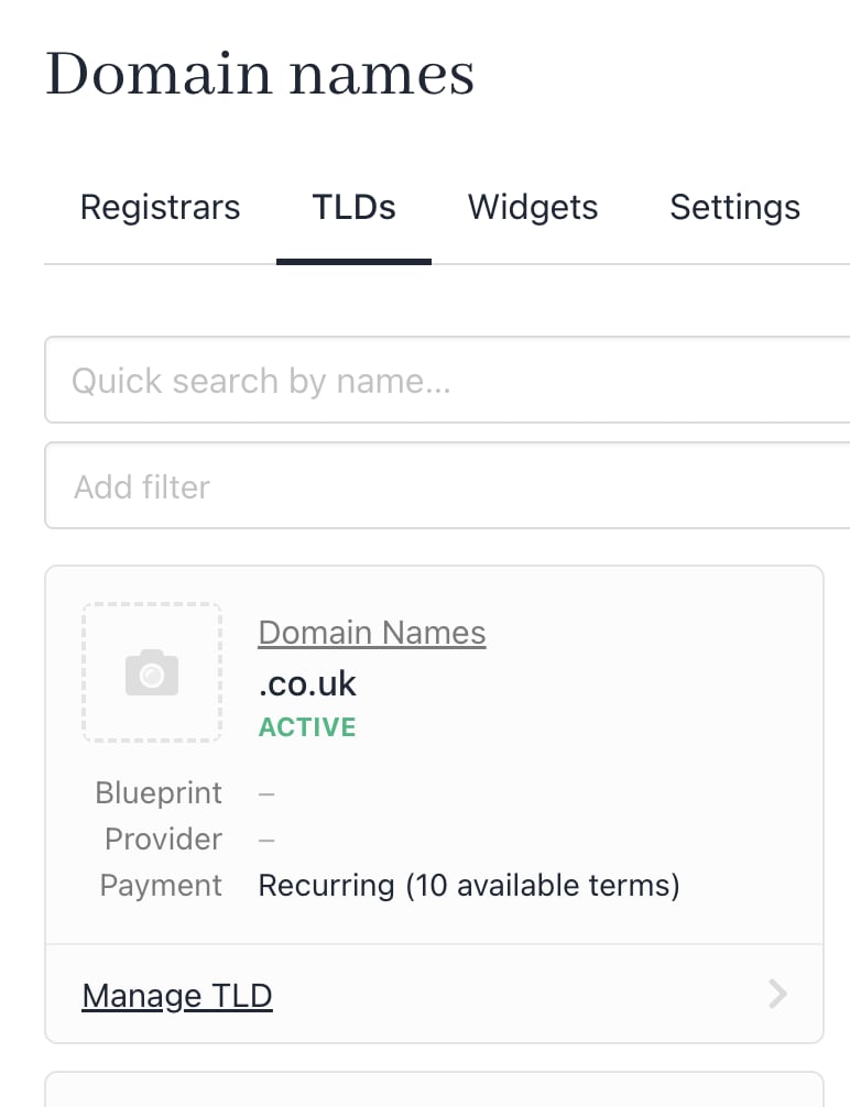 New TLD created