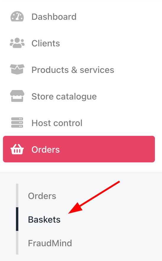 Order > Baskets