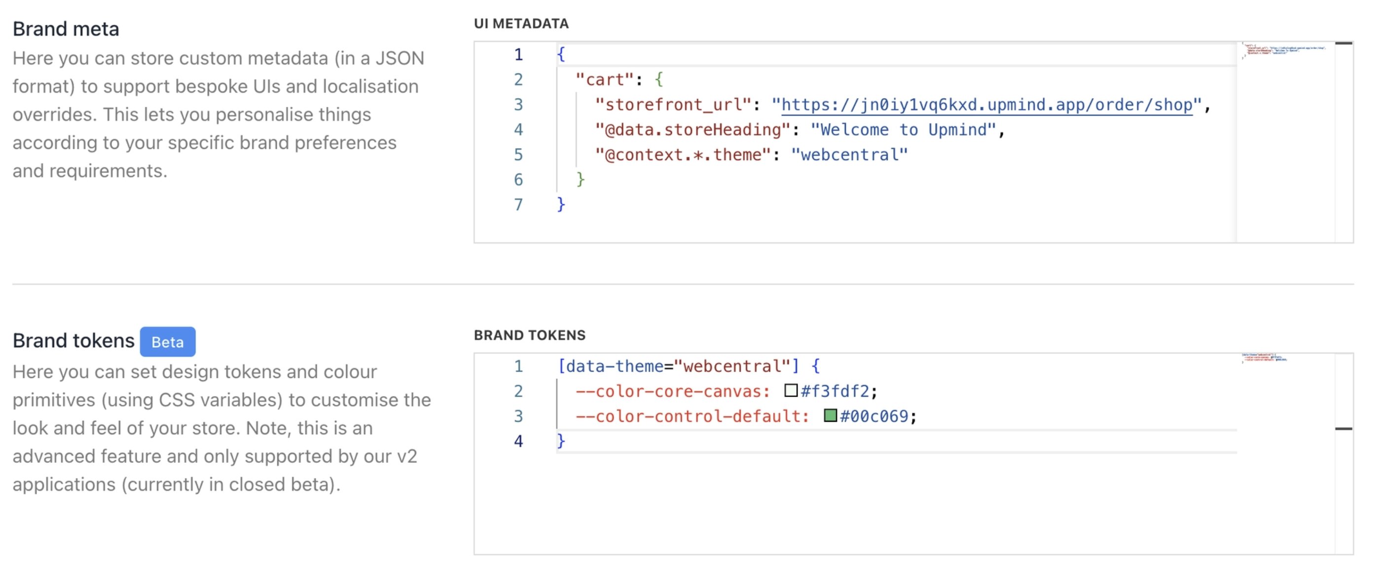 Applying theme and token
