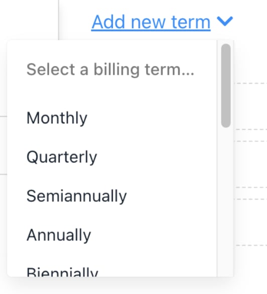 Select option on drop-down menu