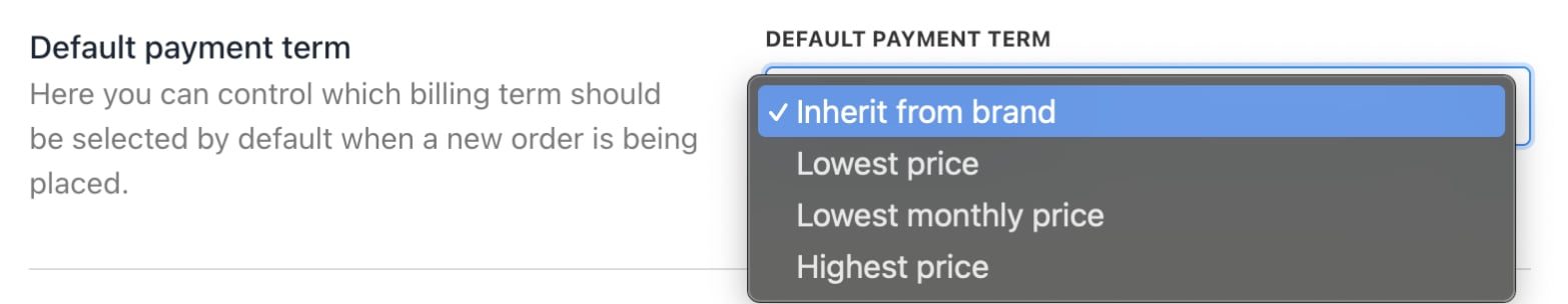 Select an option