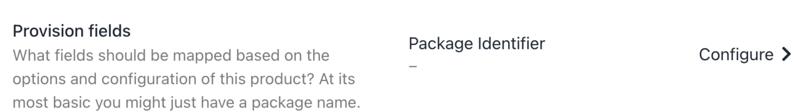 Package identifier
