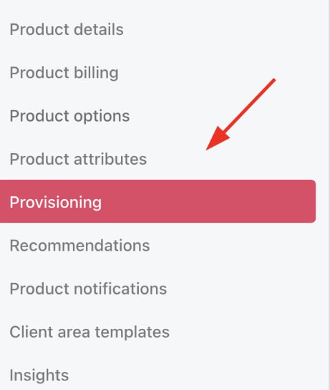 Choose provisioning