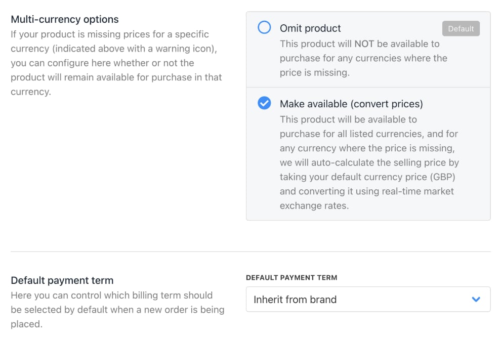 Choose make available