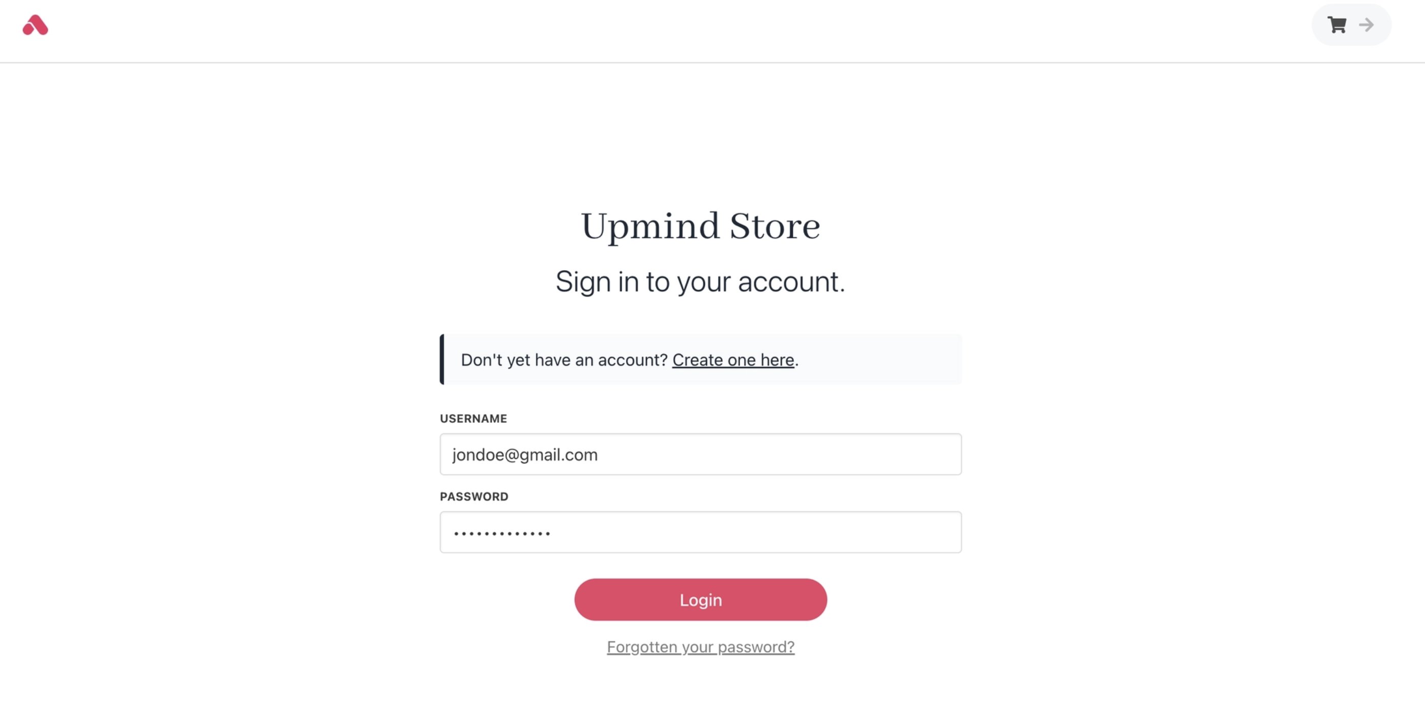 Cart 1.0 login