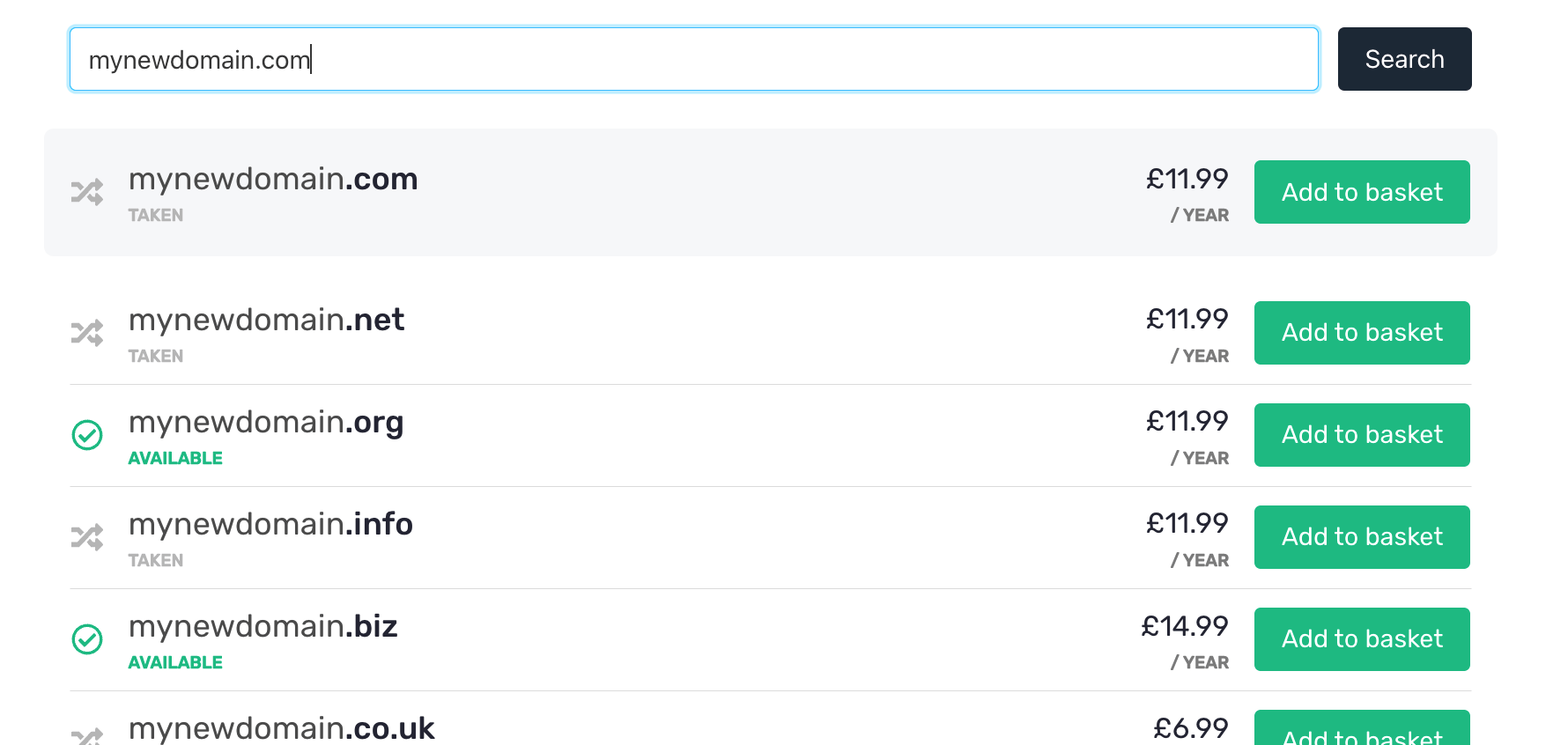 Domain Availability Checker