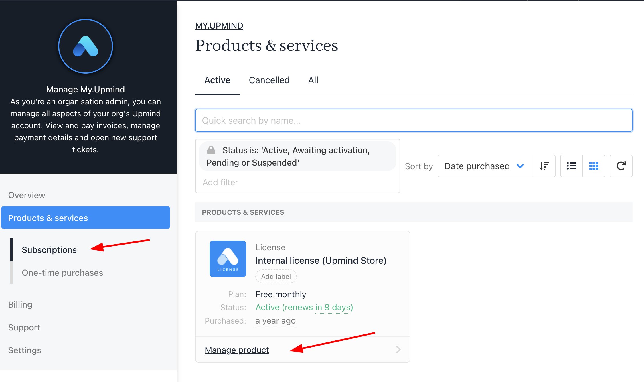 Products & Services > Subscriptions