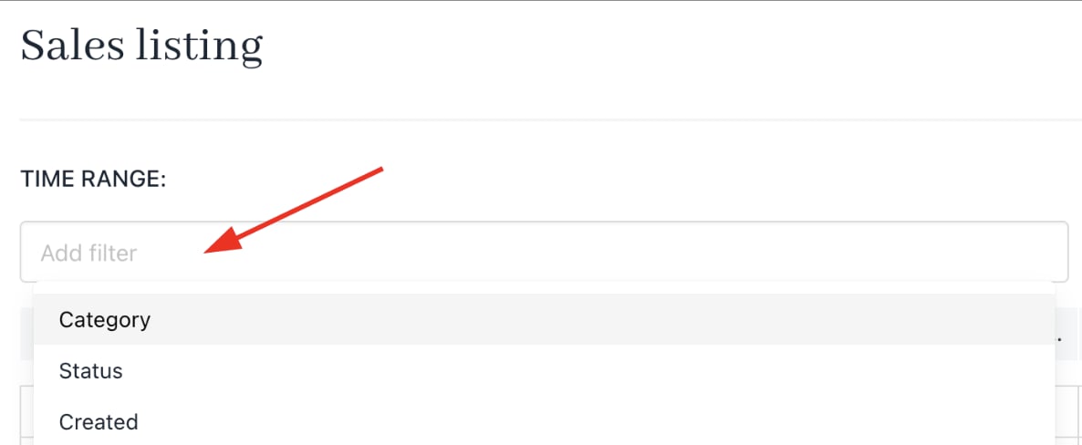 Select category