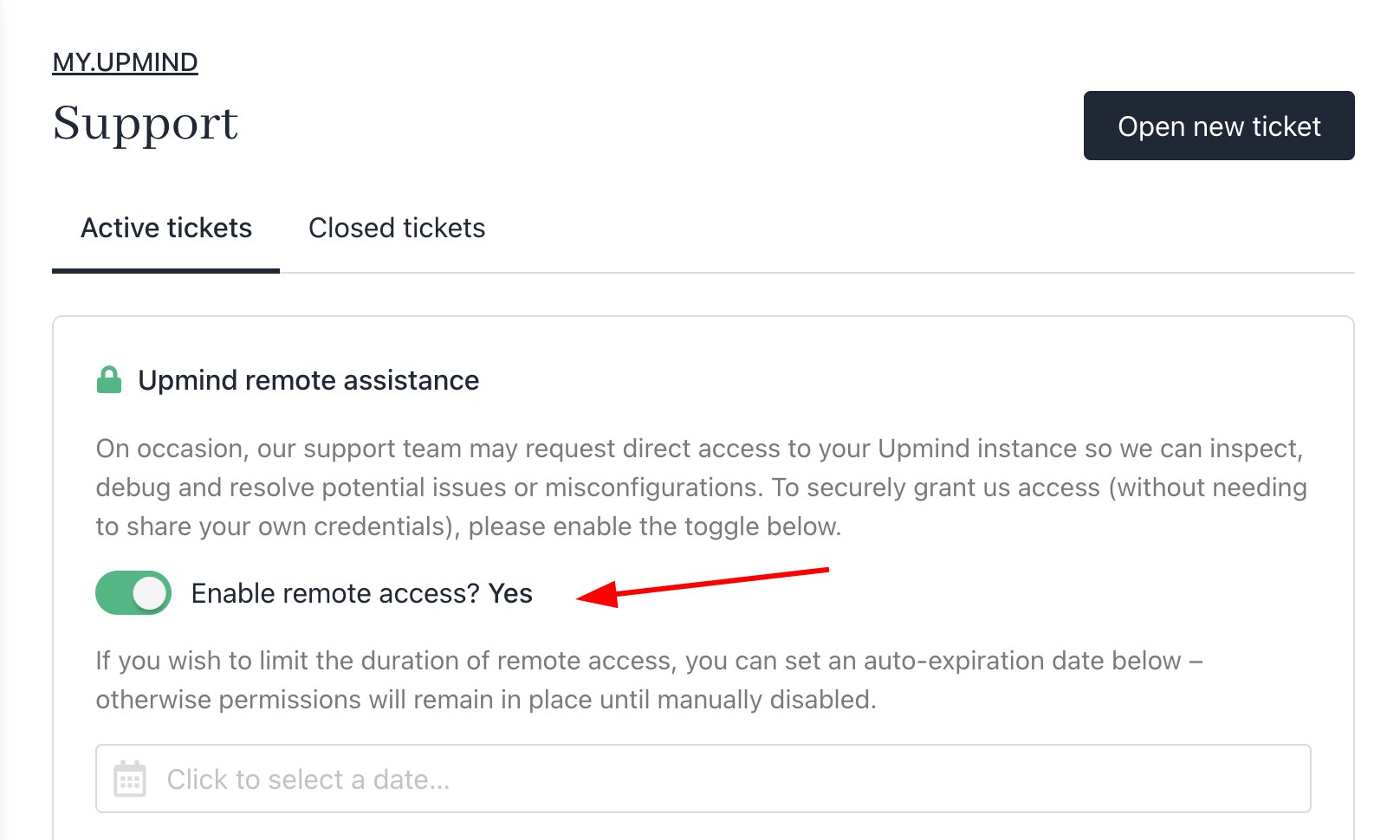 Enable Remote Access