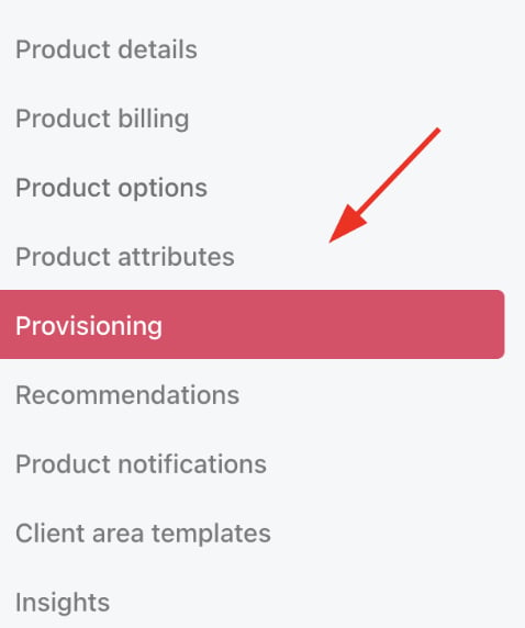 Choose provisioning