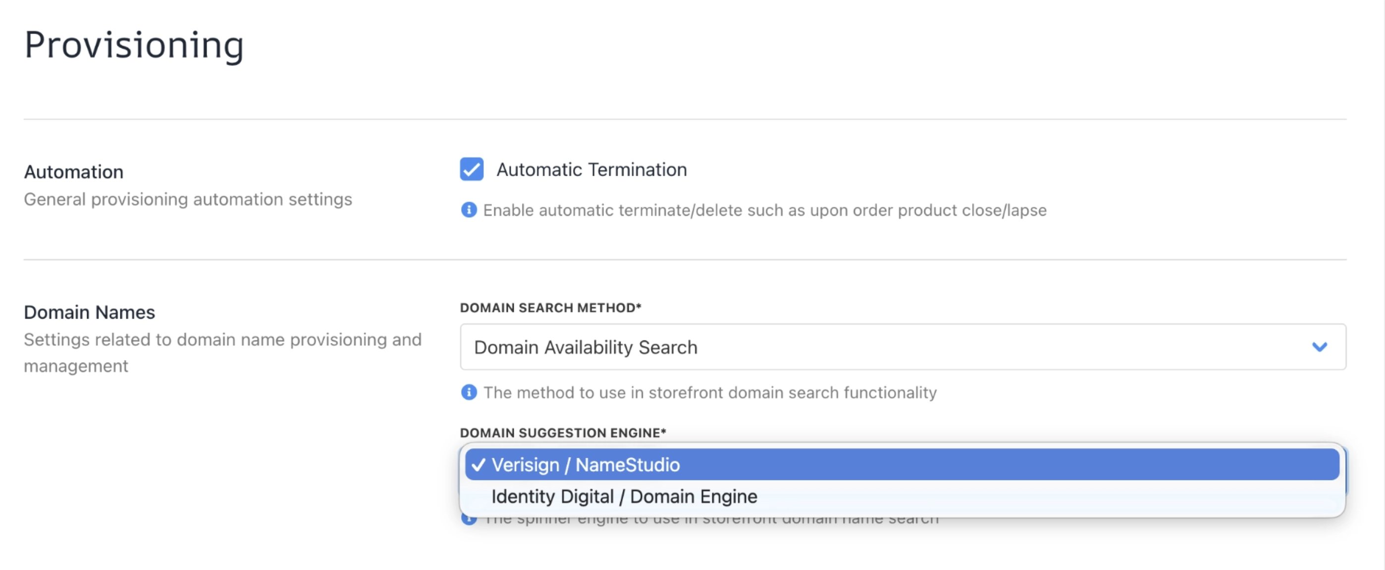 Domain Suggestion Engines