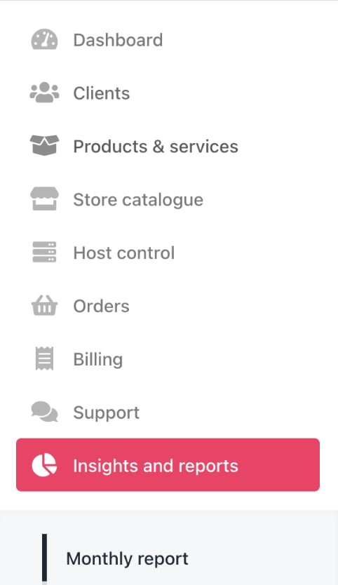 Open insights and reports