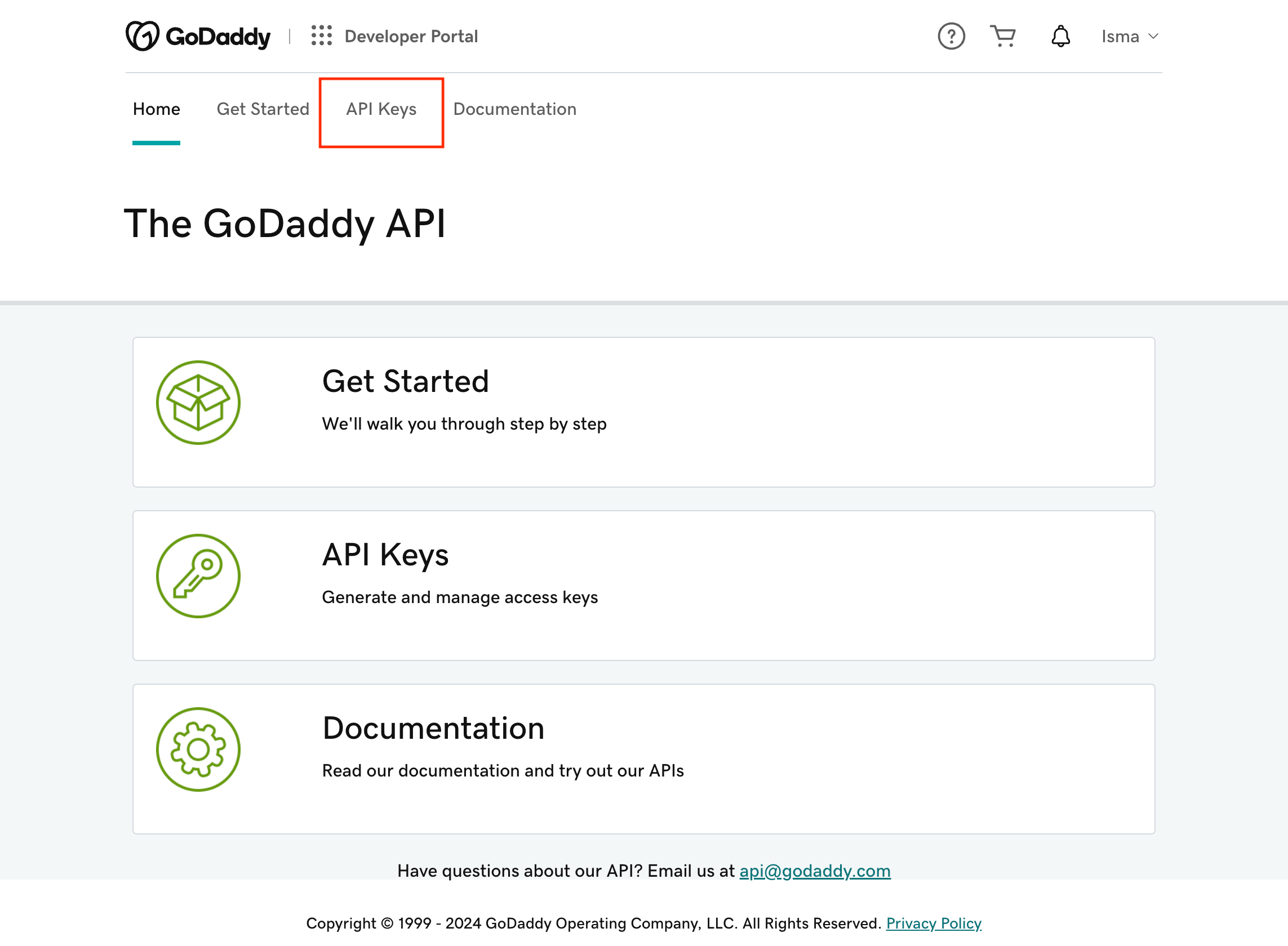 API Keys