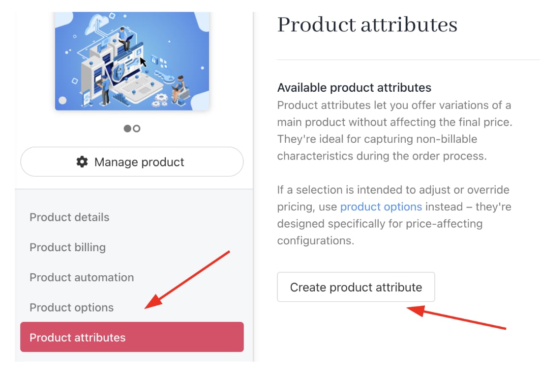 Product attribute