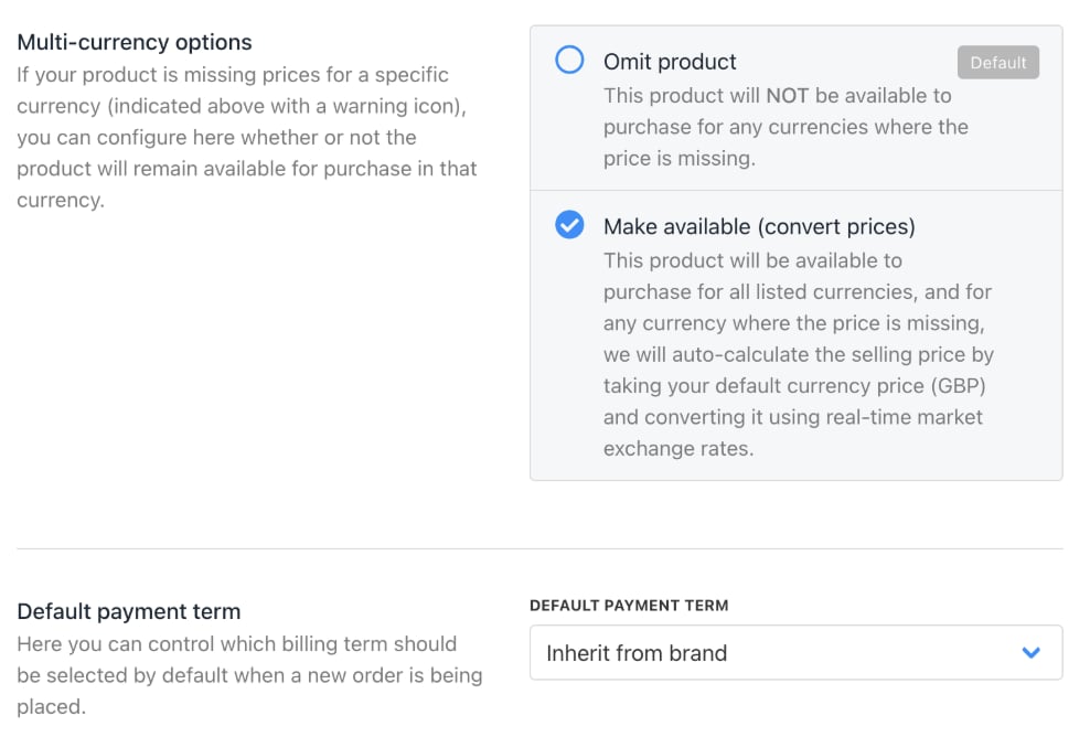 Choose make available