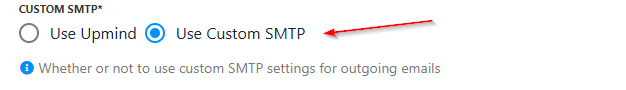 Custom SMTP
