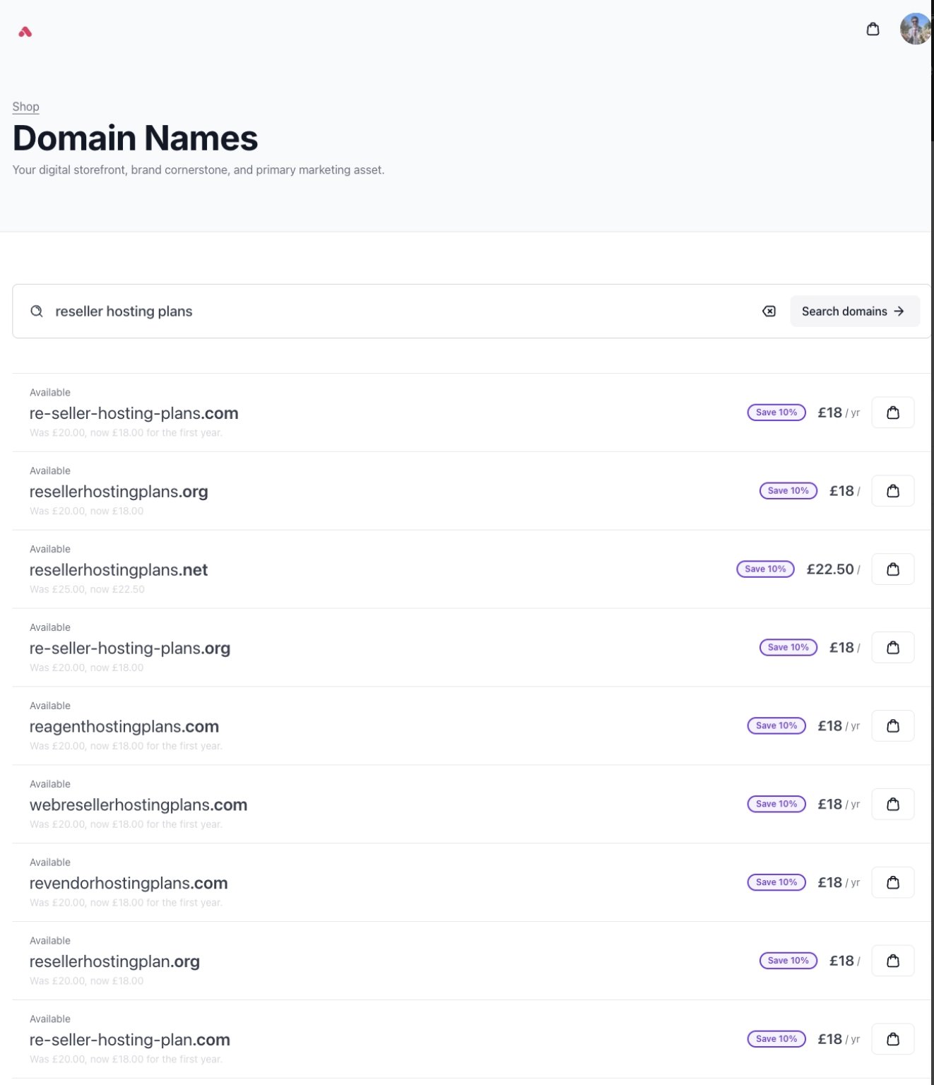 Smart Suggest Domain Engine keyword/phrase search