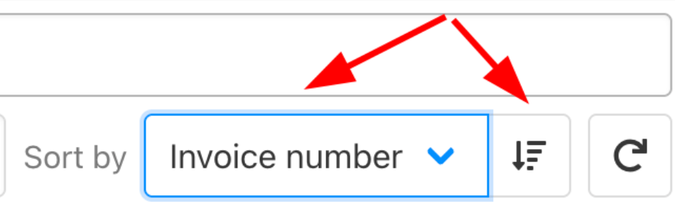 Change display order