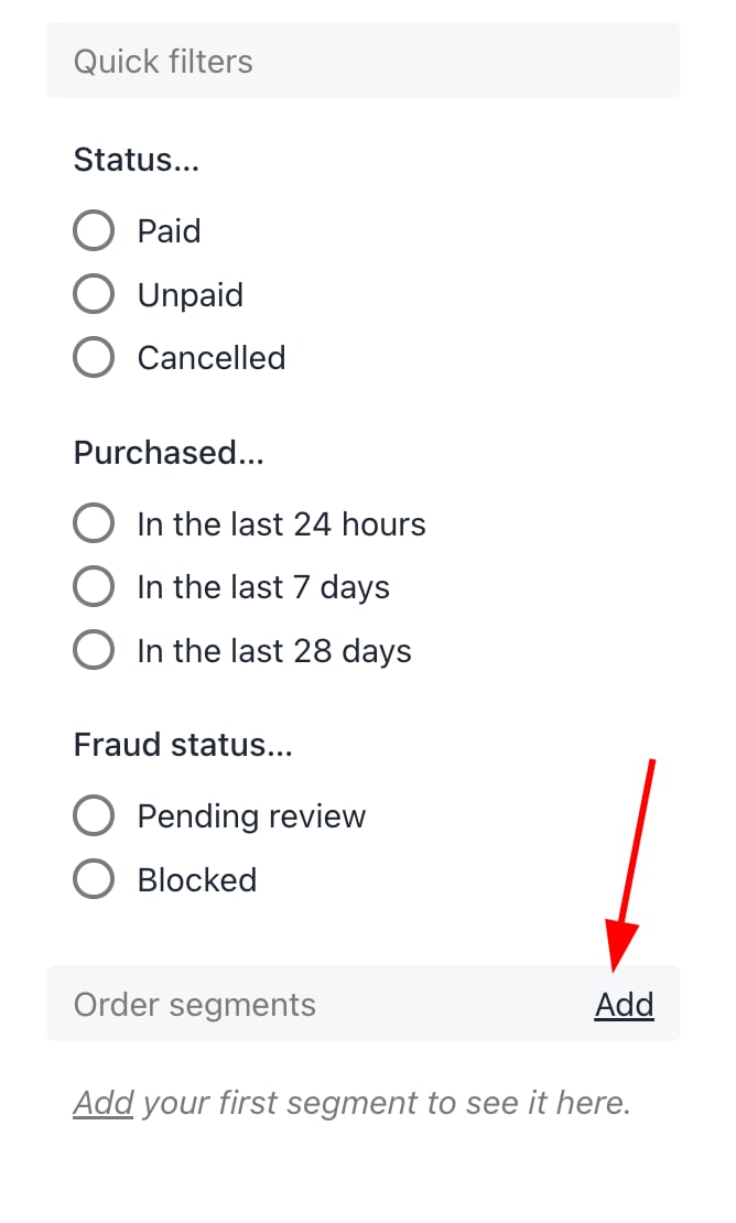 Click add