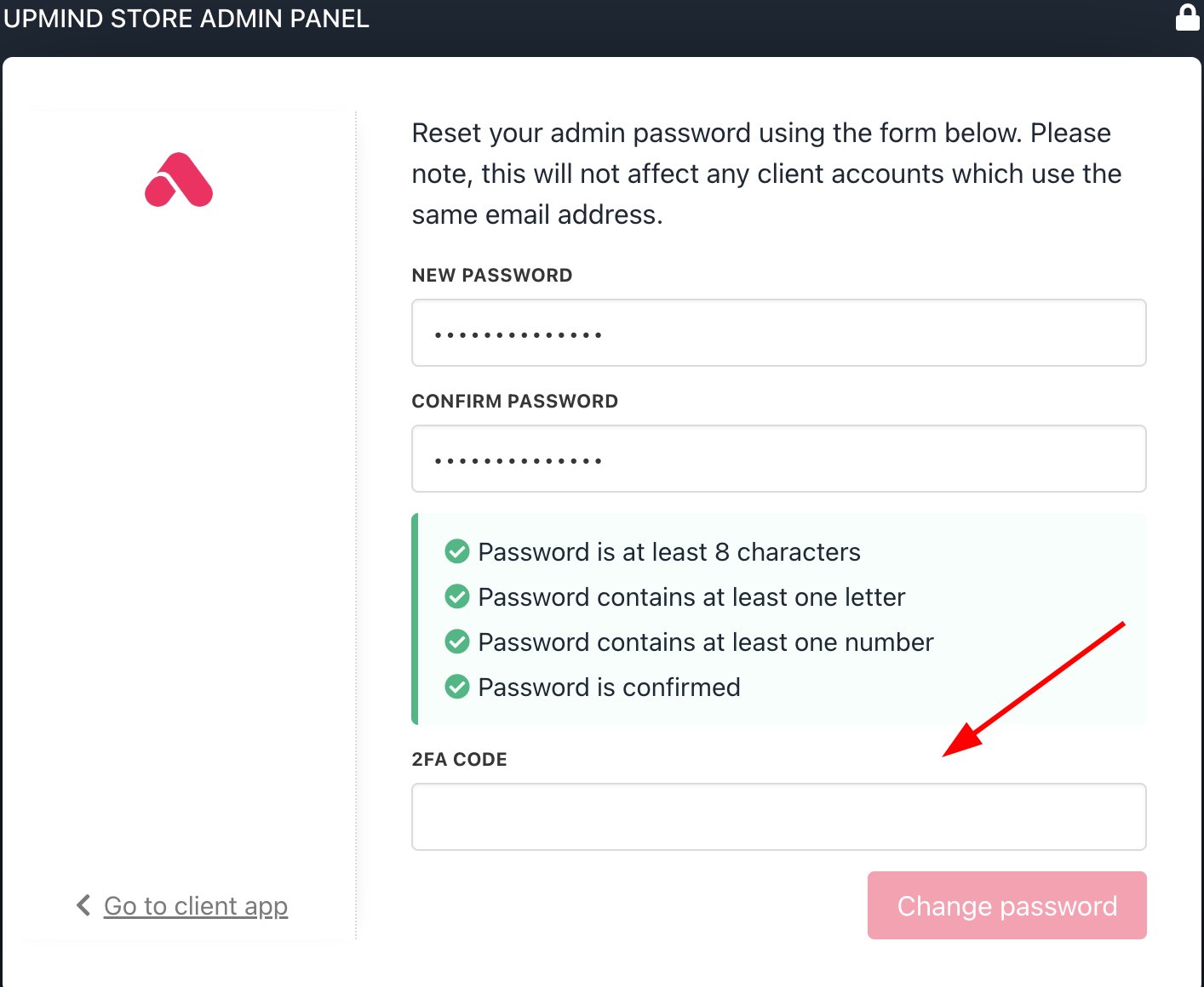 2FA code required