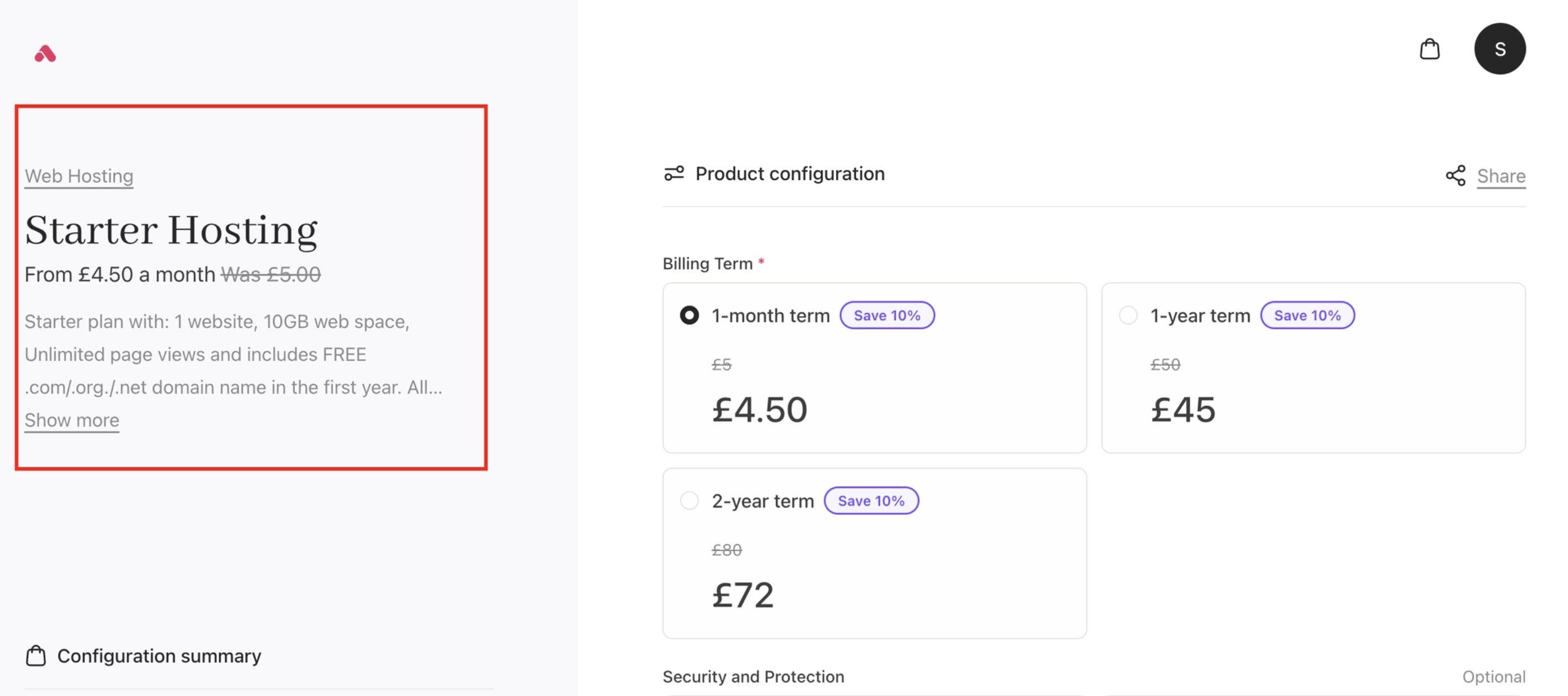 Image hidden in configure page