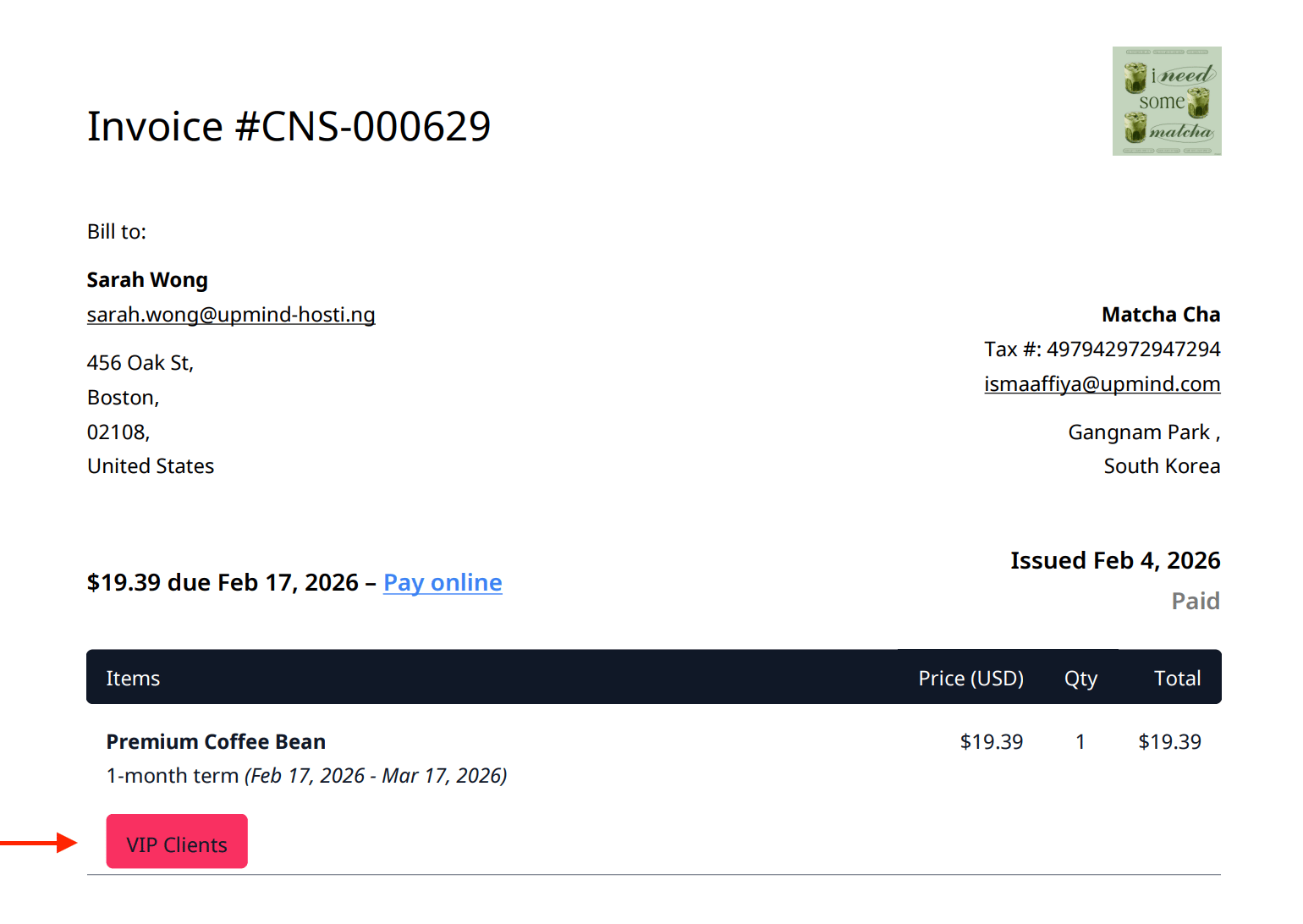 Invoice PDF