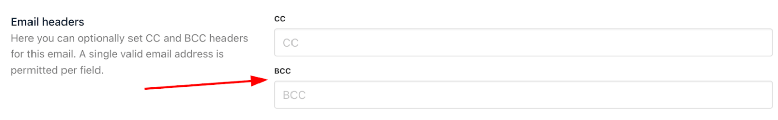 Paste Trustpilot email address