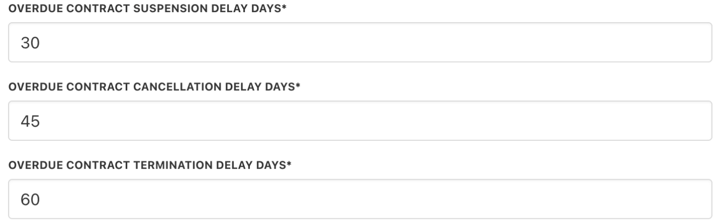 Manage delay settings