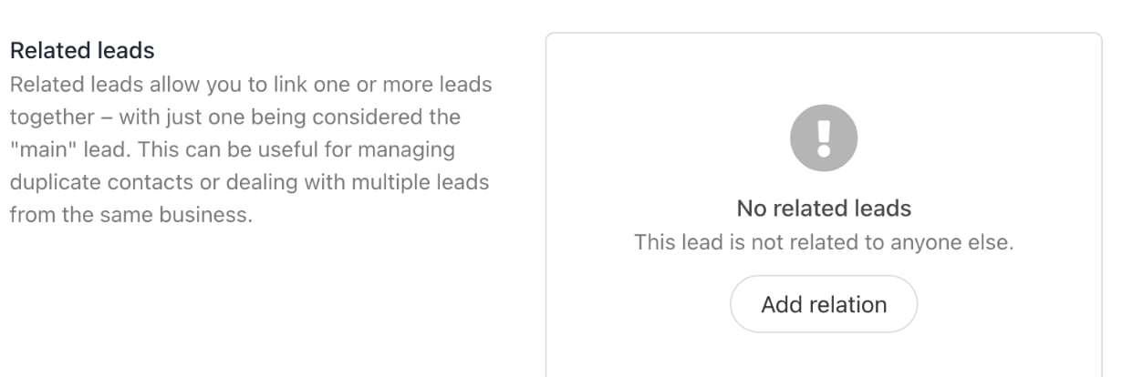 Related leads