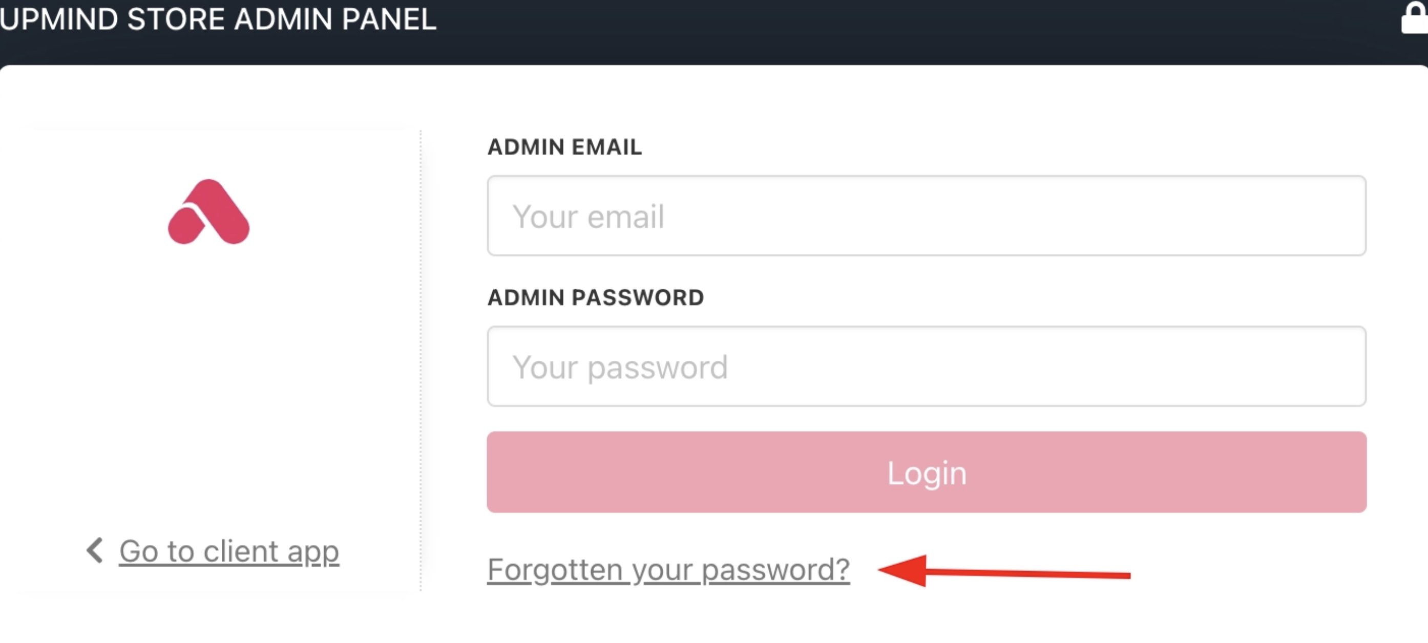 Forgotten your password