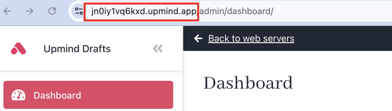 Unique subdomain