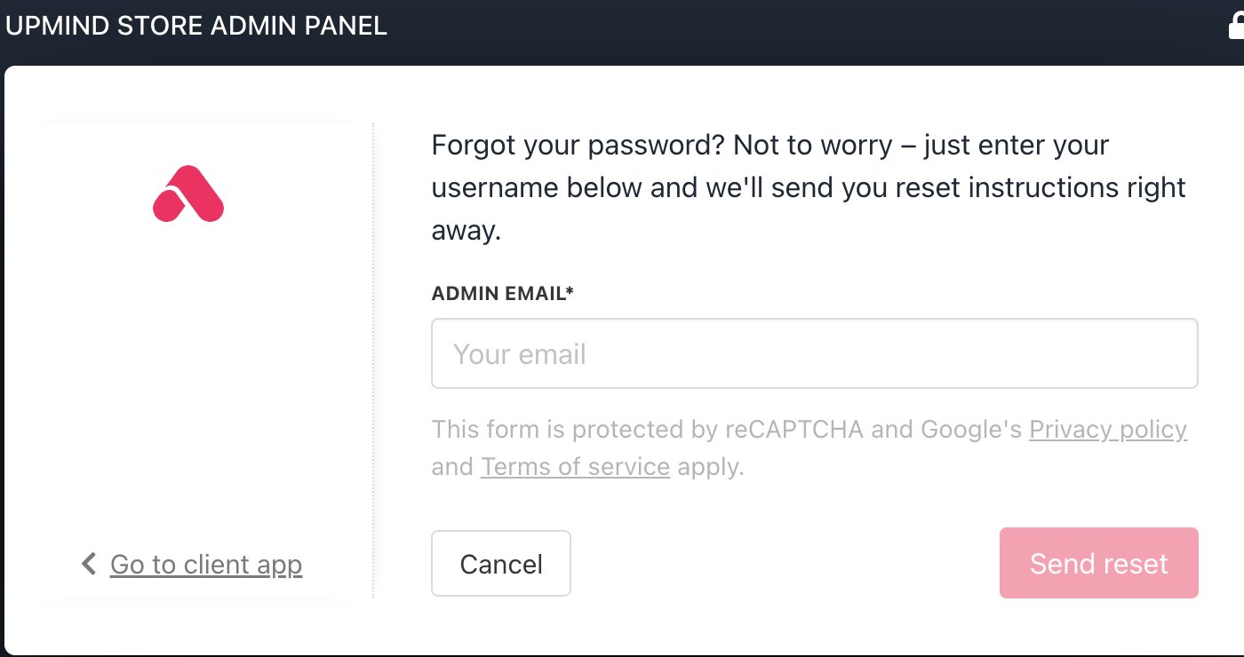 Password reset