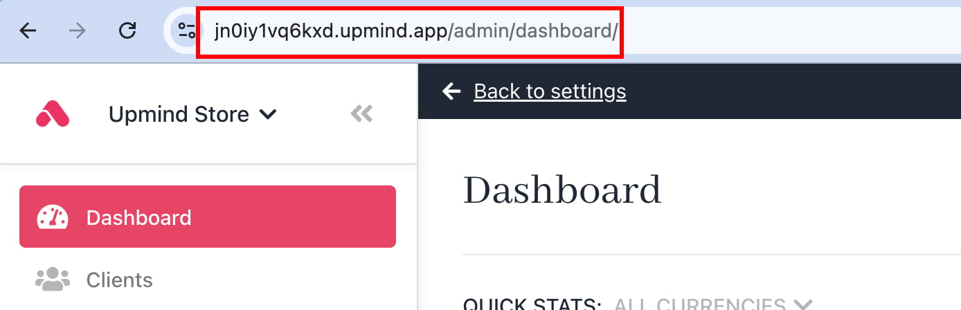 Unique URL