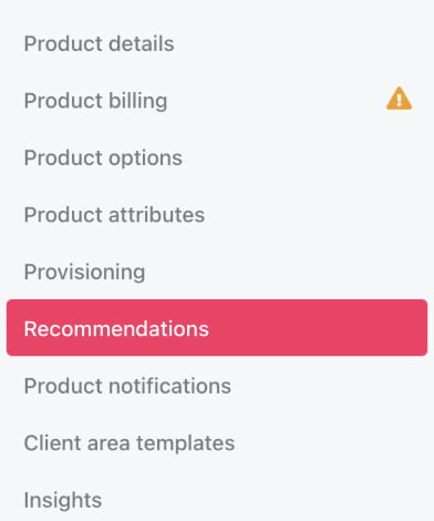 Recommendations