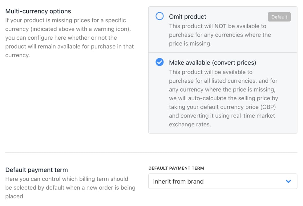 Choose make available
