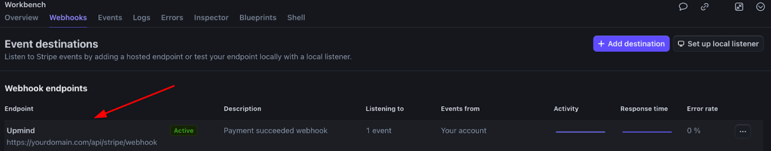 Review webhook