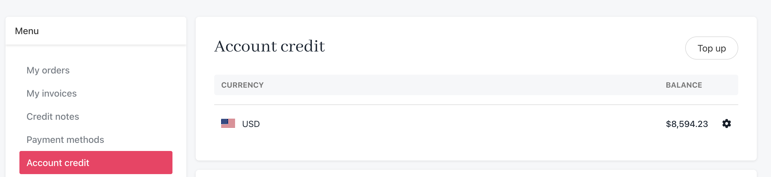 Review credit balance
