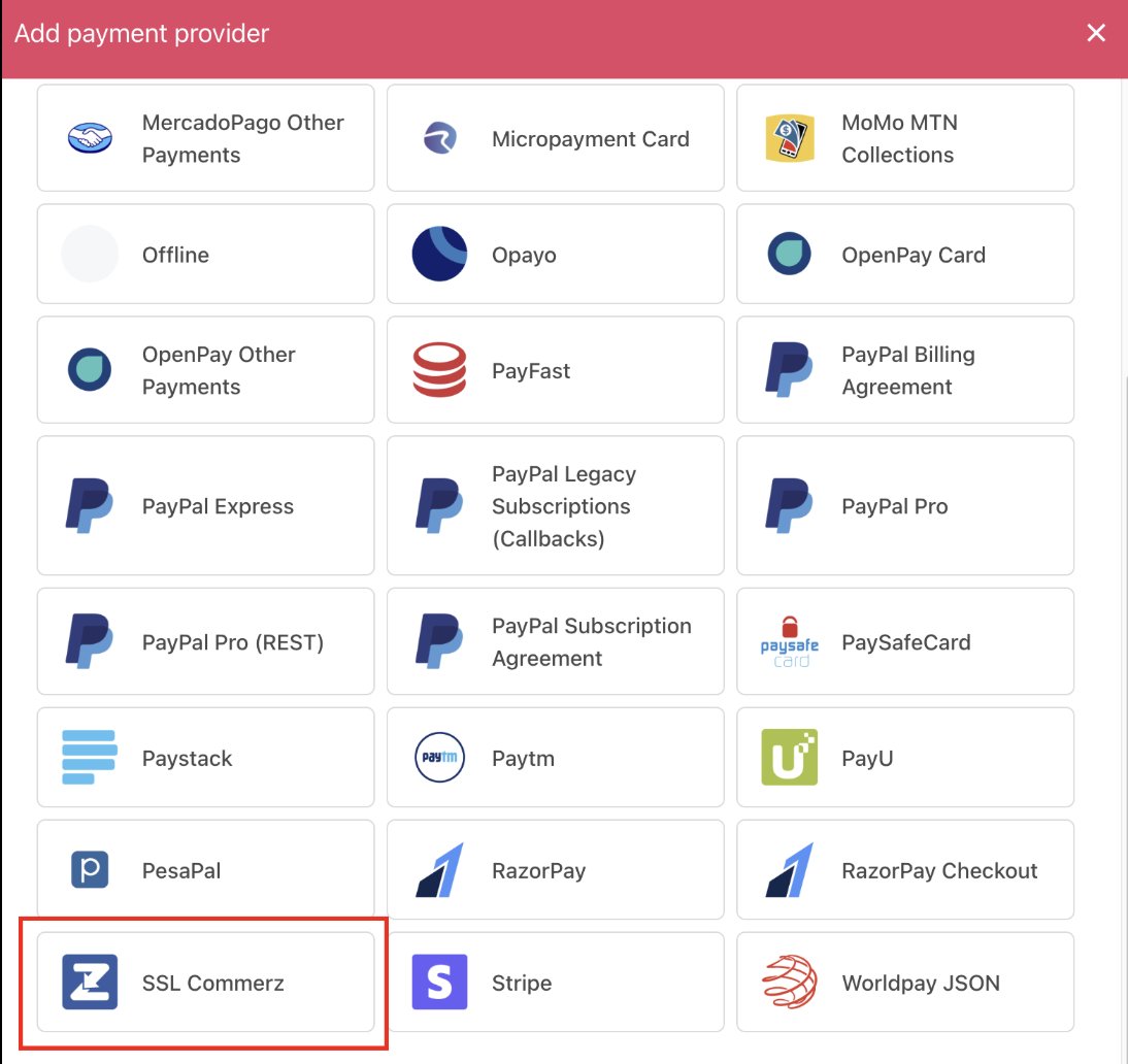 Select payment provider