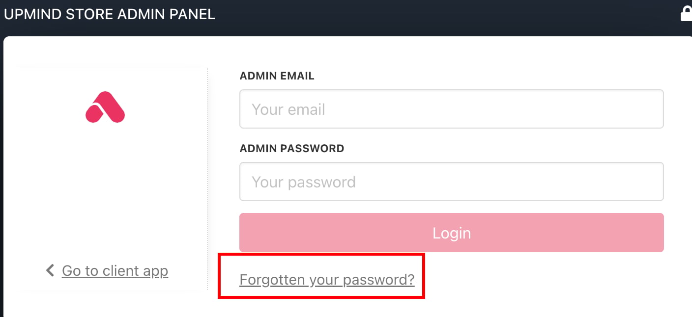 Forgotten your password