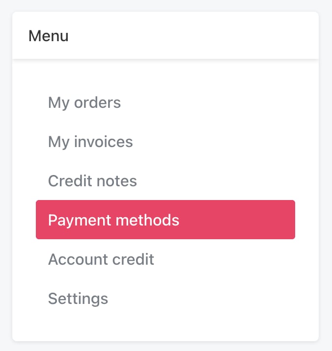 Click Payment methods