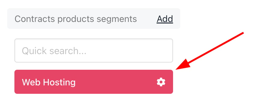 Open segment