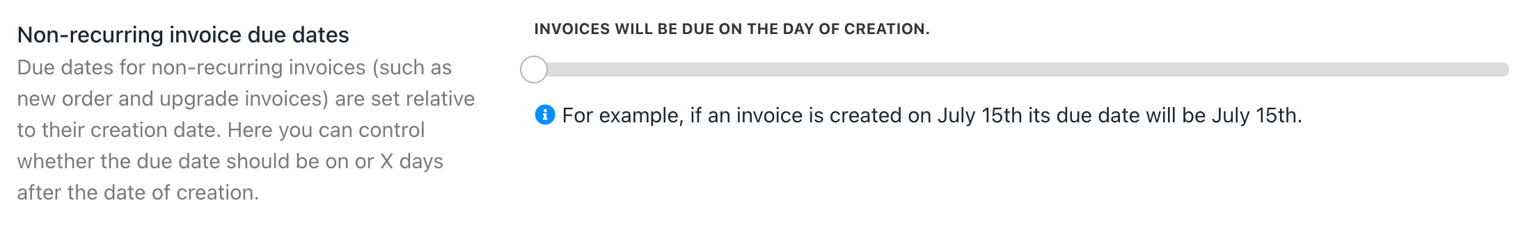 Set due date