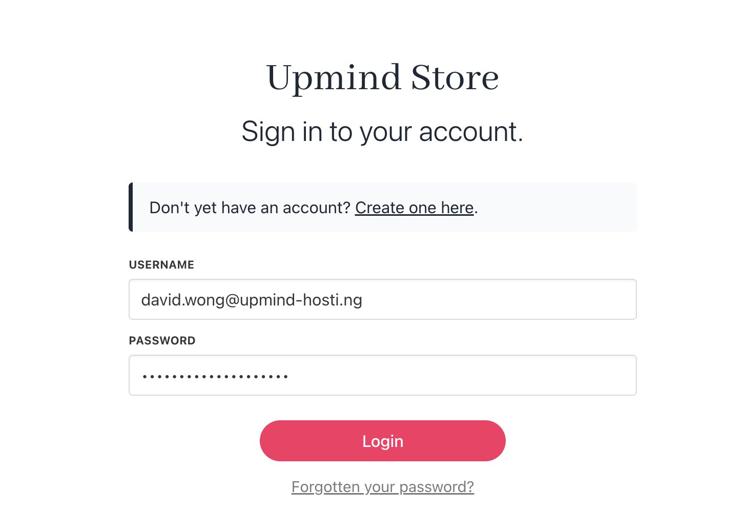 Click Login