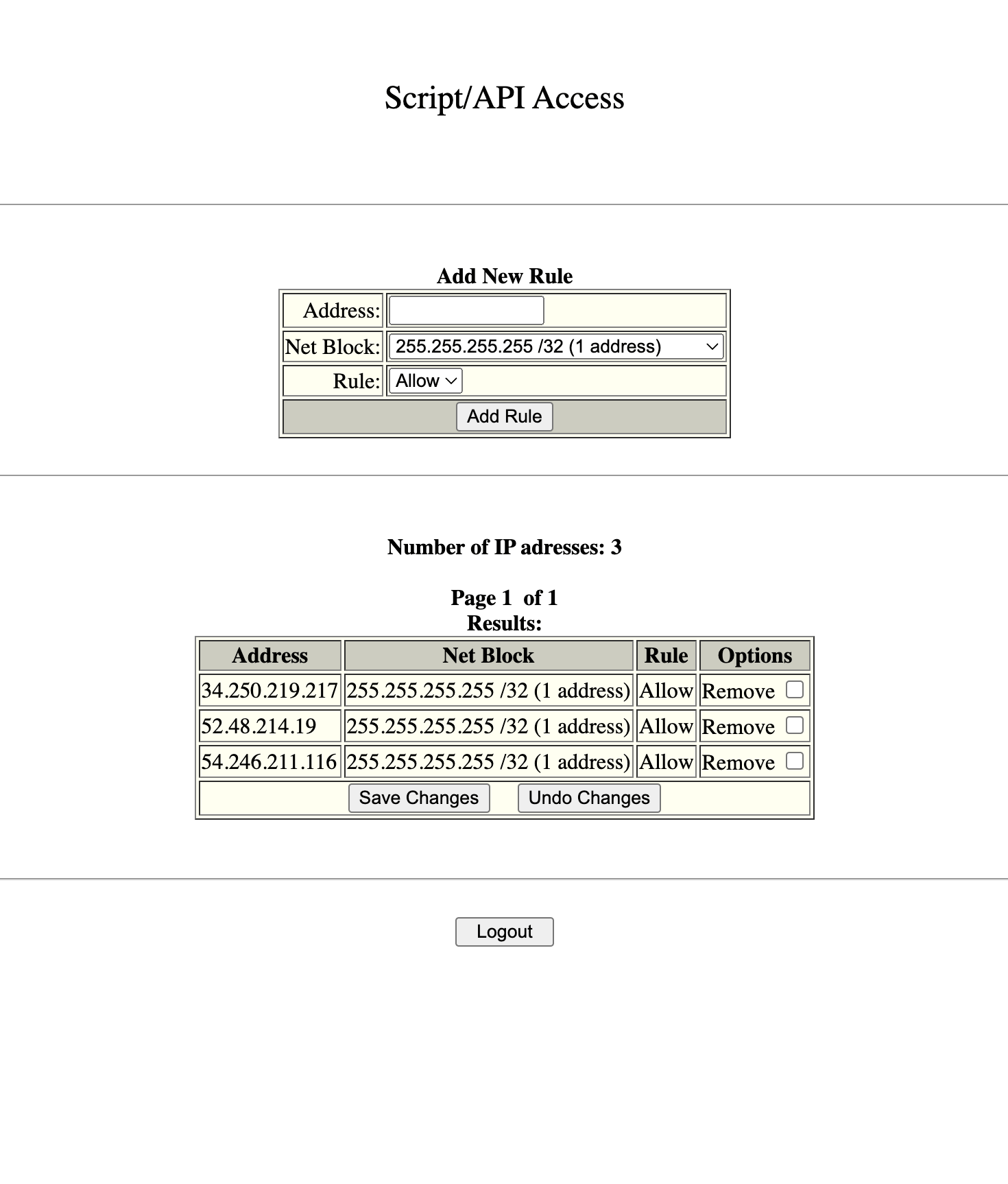 Add IP address