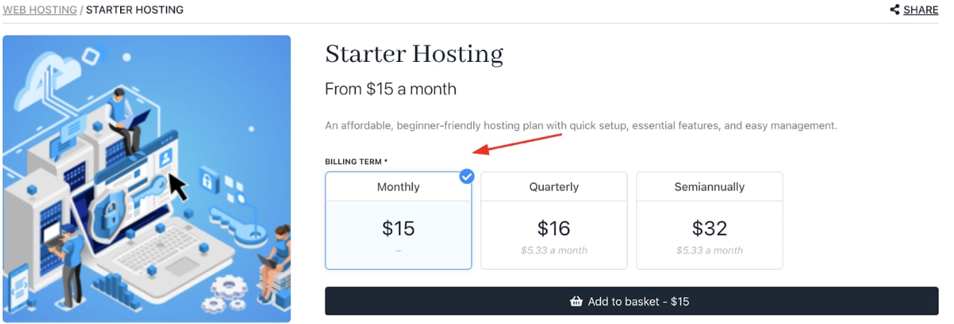Lowest price option