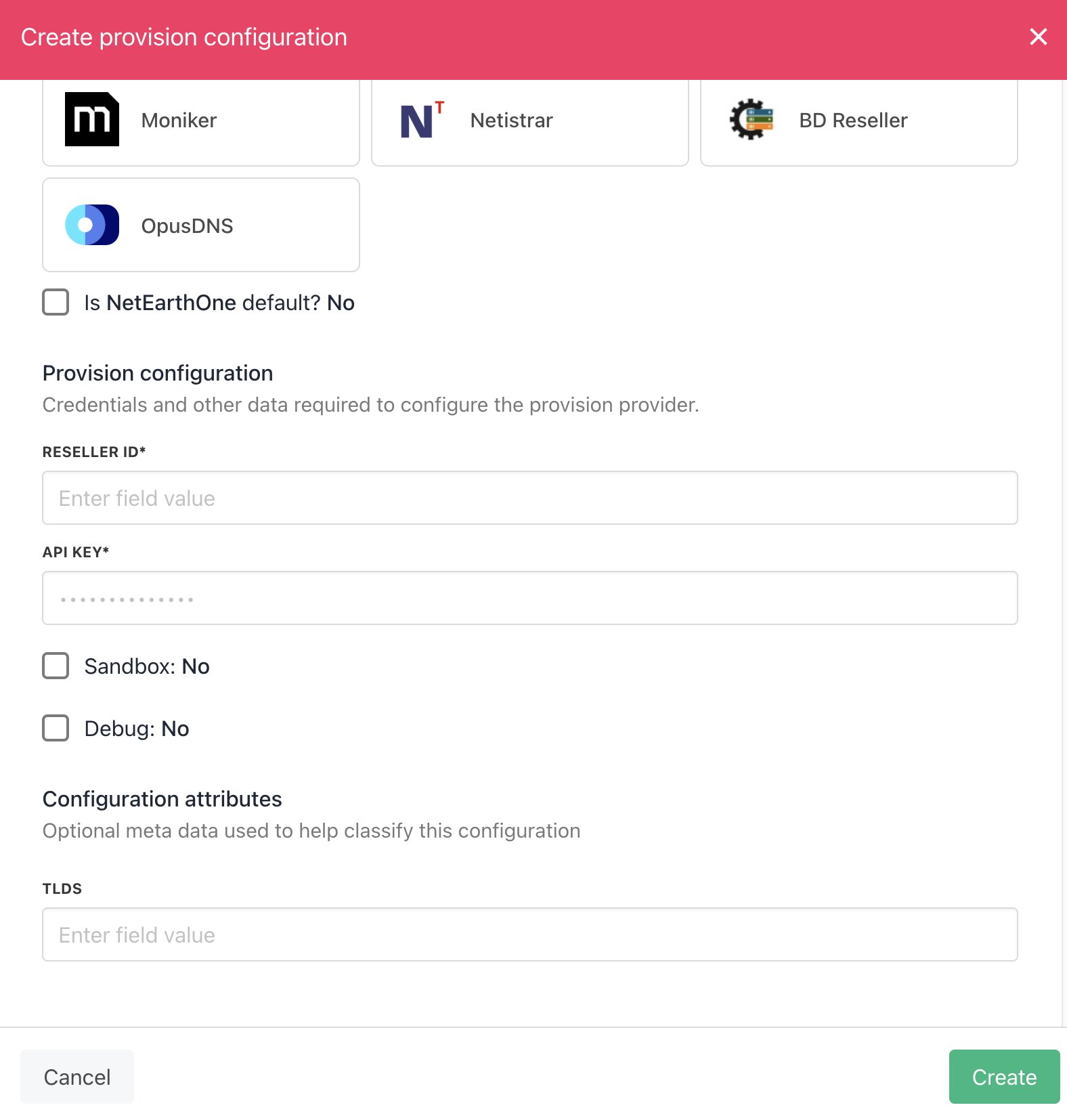 Enter details