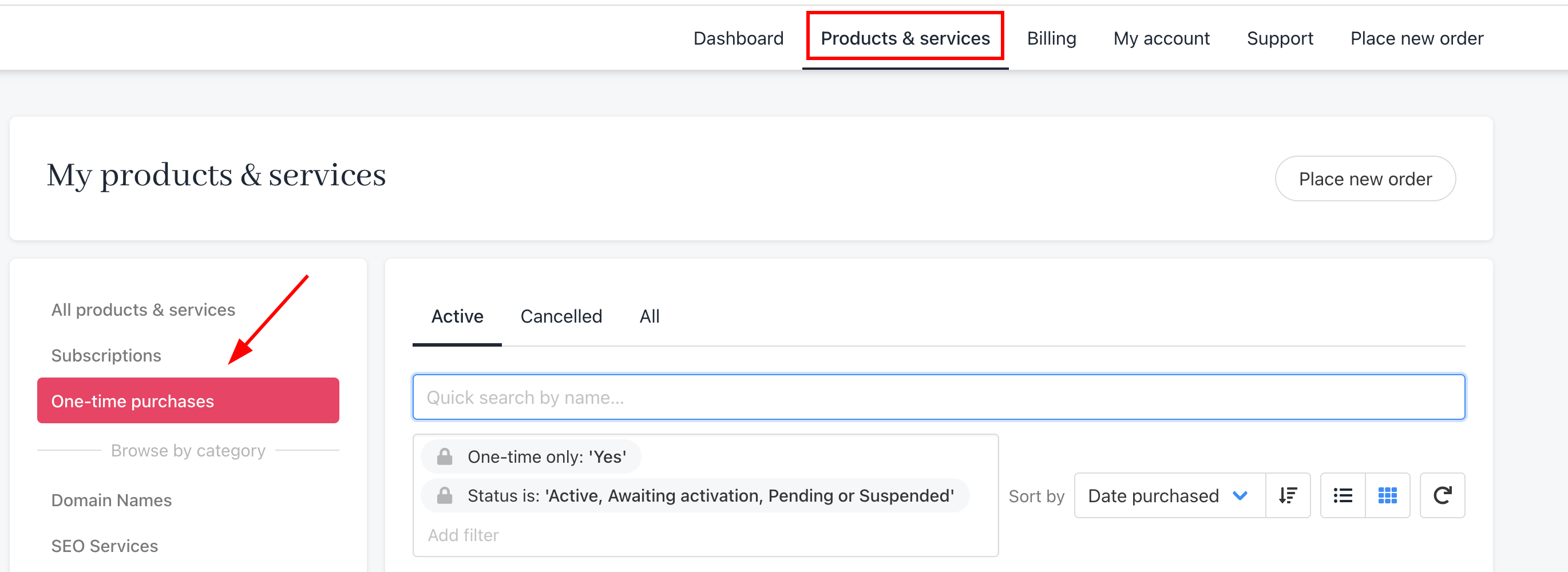 Subscriptions or One-time purchases